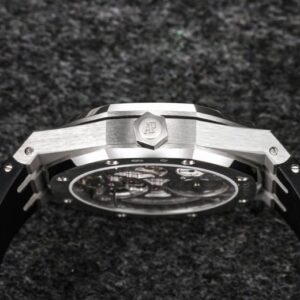 AUDEMARS PIGUET BEST COPIES WATCH ROYAL OAK 26522BC R8 FACTORY BLACK GREY 41MM 3 ĐỒNG HỒ AUDEMARS PIGUET ROYAL OAK 26522BC REPLICA CAO CẤP NHÀ MÁY R8 41MM