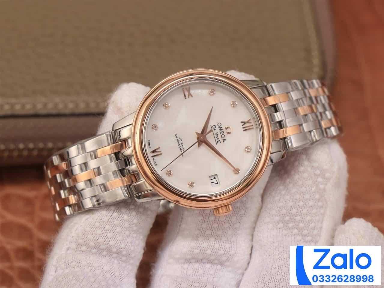 ĐỒNG HỒ NỮ OMEGA DE VILLE FAKE CAO CẤP NHÀ MÁY MKS MẶT SỐ XÀ CỪ 32.7MM ĐỒNG HỒ NỮ OMEGA DE VILLE FAKE CAO CẤP NHÀ MÁY MKS MẶT SỐ XÀ CỪ 32.7MM