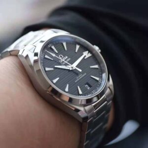 ĐỒNG HỒ NAM OMEGA SEAMASTER AQUA TERRA FAKE NHÀ MÁY VS BLACK 41MM 6 ĐỒNG HỒ NAM OMEGA SEAMASTER AQUA TERRA FAKE NHÀ MÁY VS BLACK 41MM