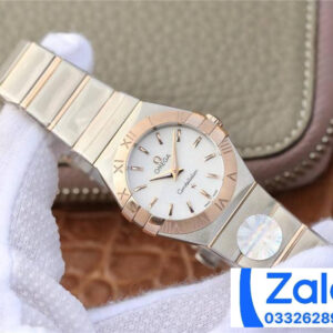 ĐỒNG HỒ NỮ OMEGA CONSTELLATION FAKE CAO CẤP NHÀ MÁY 3S VÀNG HỒNG 27MM 1 ĐỒNG HỒ NỮ OMEGA CONSTELLATION FAKE CAO CẤP NHÀ MÁY 3S VÀNG HỒNG 27MM