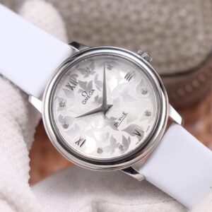 ĐỒNG HỒ NỮ OMEGA DE VILLE FAKE CAO CẤP NHÀ MÁY 3S MẶT SỐ HÌNH BƯỚM 32.7MM 1 ĐỒNG HỒ NỮ OMEGA DE VILLE FAKE CAO CẤP NHÀ MÁY 3S MẶT SỐ HÌNH BƯỚM 32.7MM