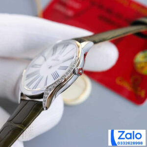 ĐỒNG HỒ NỮ OMEGA DE VILLE FAKE 11 NHÀ MÁY WWF FACTORY DÂY DA XANH 36MM 3 ĐỒNG HỒ NỮ OMEGA DE VILLE FAKE 11 NHÀ MÁY WWF FACTORY DÂY DA XANH 36MM