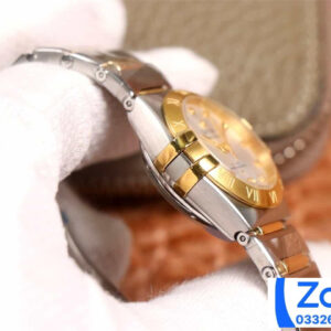 ĐỒNG HỒ NỮ OMEGA CONSTELLATION FAKE CAO CẤP NHÀ MÁY 3S VÀNG GOLD 29MM 2 ĐỒNG HỒ NỮ OMEGA CONSTELLATION FAKE CAO CẤP NHÀ MÁY 3S VÀNG GOLD 29MM