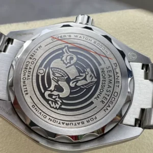 OMEGA SEAMASTER GOOD IMITATION WATCHES ORANGE BEZEL STAINLESS STEEL VS FACTORY 45.5MM 4 ĐỒNG HỒ NAM OMEGA SEAMASTER SUPER FAKE NHÀ MÁY VS BEZEL MÀU CAM 45.5MM