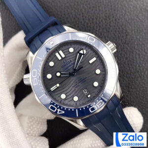 ĐỒNG HỒ NAM OMEGA SEAMASTER DIVER 300M FAKE 1:1 NHÀ MÁY VS DÂY ĐEO XANH 42MM 1 ĐỒNG HỒ NAM OMEGA SEAMASTER DIVER 300M FAKE 1:1 NHÀ MÁY VS DÂY ĐEO XANH 42MM