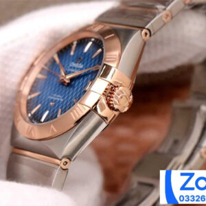 ĐỒNG HỒ NAM OMEGA CONSTELLATION FAKE CAO CẤP NHÀ MÁY VS KIM VÀNG HỒNG 38MM 3 ĐỒNG HỒ NAM OMEGA CONSTELLATION FAKE CAO CẤP NHÀ MÁY VS KIM VÀNG HỒNG 38MM