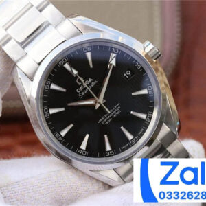 ĐỒNG HỒ NAM OMEGA SEAMASTER AQUA TERRA FAKE 1:1 NHÀ MÁY VS MẶT ĐEN 41MM 1 ĐỒNG HỒ NAM OMEGA SEAMASTER AQUA TERRA FAKE 1:1 NHÀ MÁY VS MẶT ĐEN 41MM