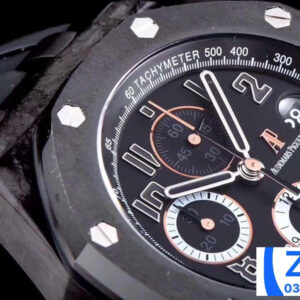 ĐỒNG HỒ NAM AUDEMARS PIGUET ROYAL OAK OFFSHORE 26470 REP NHÀ MÁY JF BLACK 42MM 2 ĐỒNG HỒ NAM AUDEMARS PIGUET ROYAL OAK OFFSHORE 26470 REP NHÀ MÁY JF BLACK 42MM