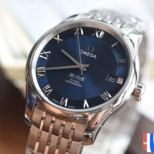 ĐỒNG HỒ NAM OMEGA DE VILLE FAKE CAO CẤP NHÀ MÁY VS MẶT SỐ XANH 41MM 1 ĐỒNG HỒ NAM OMEGA DE VILLE FAKE CAO CẤP NHÀ MÁY VS MẶT SỐ XANH 41MM