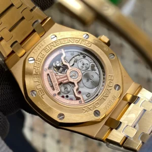 AUDEMARS PIGUET BEST COPIES WATCH ROYAL OAK YELLOW GOLD APS FACTORY 41MM 4 ĐỒNG HỒ AUDEMARS PIGUET ROYAL OAK REP CAO CẤP NHÀ MÁY APS VÀNG GOLD 41MM