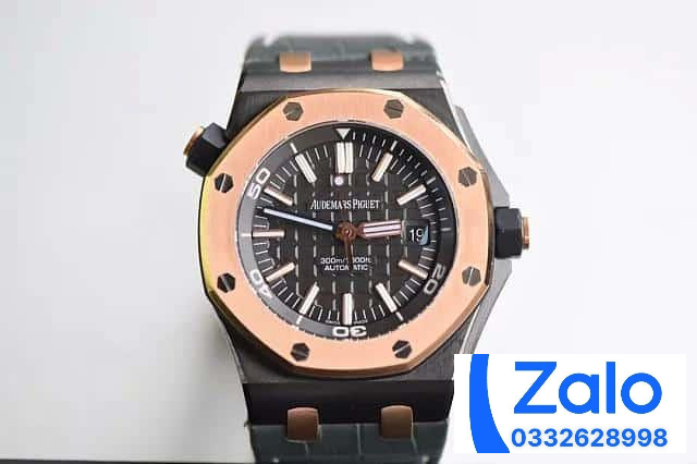 ĐỒNG HỒ NAM AUDEMARS PIGUET ROYAL OAK 15709 SUPER FAKE NHÀ MÁY JF ĐEN 41MM ĐỒNG HỒ NAM AUDEMARS PIGUET ROYAL OAK 15709 SUPER FAKE NHÀ MÁY JF ĐEN 41MM