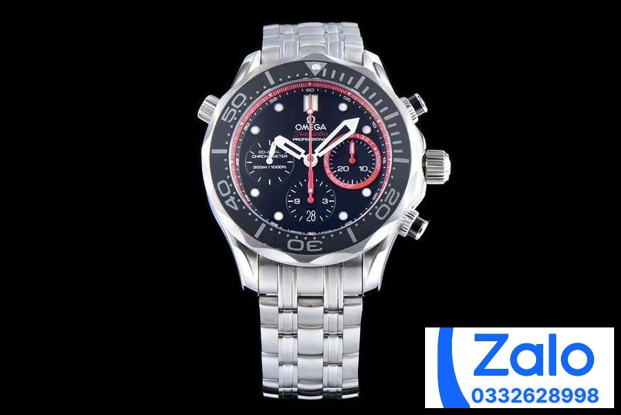 ĐỒNG HỒ NAM OMEGA SEAMASTER FAKE 11 NHÀ MÁY JH FACTORY KIM ĐỎ 44MM ĐỒNG HỒ NAM OMEGA SEAMASTER FAKE 11 NHÀ MÁY JH FACTORY KIM ĐỎ 44MM