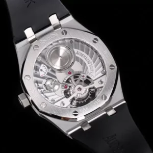 AUDEMARS PIGUET BEST COPIES WATCH ROYAL OAK R8 FACTORY RUBBER STRAP 41MM 4 ĐỒNG HỒ AUDEMARS PIGUET ROYAL OAK REPLICA 11 NHÀ MÁY R8 DÂY CAO SU 41MM