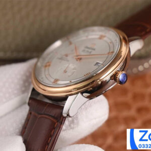 ĐỒNG HỒ NAM OMEGA DE VILLE FAKE NHÀ MÁY AZ FACTORY DÂY DA MẶT TRẮNG 40MM 3 ĐỒNG HỒ NAM OMEGA DE VILLE FAKE NHÀ MÁY AZ FACTORY DÂY DA MẶT TRẮNG 40MM