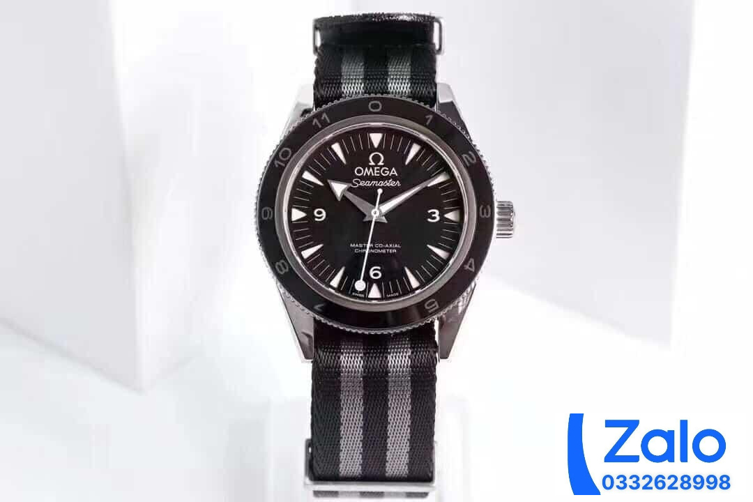 ĐỒNG HỒ NAM OMEGA SEAMASTER FAKE 11 NHÀ MÁY V2 FACTORY DÂY ĐEO VẢI 41MM ĐỒNG HỒ NAM OMEGA SEAMASTER FAKE 11 NHÀ MÁY V2 FACTORY DÂY ĐEO VẢI 41MM