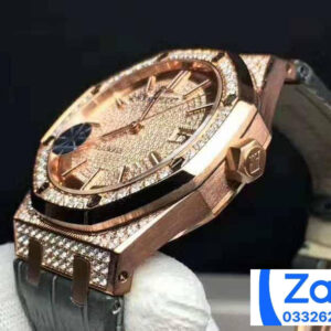 ĐỒNG HỒ NAM AUDEMARS PIGUET REPLICA CAO CẤP NHÀ MÁY JF VÀNG HỒNG 41MM 4 ĐỒNG HỒ NAM AUDEMARS PIGUET REPLICA CAO CẤP NHÀ MÁY JF VÀNG HỒNG 41MM