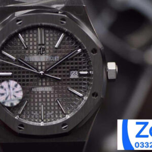 AUDEMARS PIGUET BEST REPLICA WATCHES ROYAL OAK 15400 JF FACTORY BLACK 41MM 1 ĐỒNG HỒ NAM AUDEMARS PIGUET ROYAL OAK 15400 FAKE 1:1 NHÀ MÁY JF MÀU ĐEN 41MM