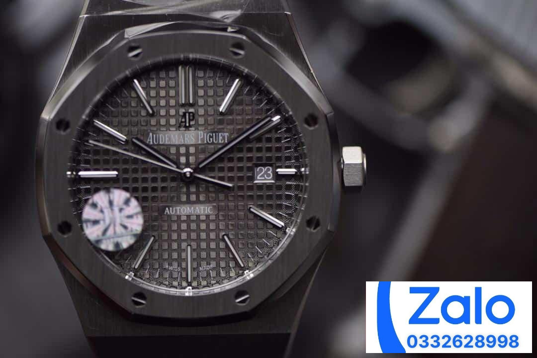 ĐỒNG HỒ NAM AUDEMARS PIGUET ROYAL OAK 15400 FAKE 1:1 NHÀ MÁY JF MÀU ĐEN 41MM ĐỒNG HỒ NAM AUDEMARS PIGUET ROYAL OAK 15400 FAKE 1:1 NHÀ MÁY JF MÀU ĐEN 41MM
