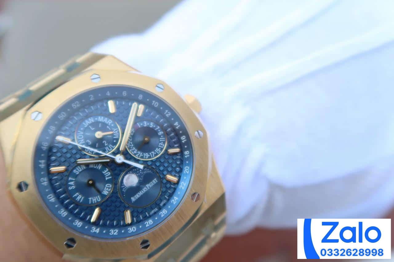 ĐỒNG HỒ NAM AUDEMARS PIGUET ROYAL OAK 26574 FAKE NHÀ MÁY JF CỌC DẠ QUANG 41MM ĐỒNG HỒ NAM AUDEMARS PIGUET ROYAL OAK 26574 FAKE NHÀ MÁY JF CỌC DẠ QUANG 41MM