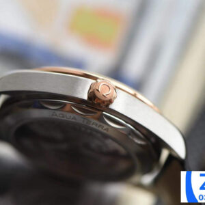 ĐỒNG HỒ NAM OMEGA SEAMASTER SUPER FAKE NHÀ MÁY XF VIỀN TRƠN VÀNG HỒNG 41MM 3 ĐỒNG HỒ NAM OMEGA SEAMASTER SUPER FAKE NHÀ MÁY XF VIỀN TRƠN VÀNG HỒNG 41MM