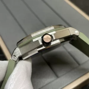 ĐỒNG HỒ AUDEMARS PIGUET ROYAL OAK OFFSHORE REP 1:1 NHÀ MÁY APS GREEN 42MM 2 ĐỒNG HỒ AUDEMARS PIGUET ROYAL OAK OFFSHORE REP 1:1 NHÀ MÁY APS GREEN 42MM