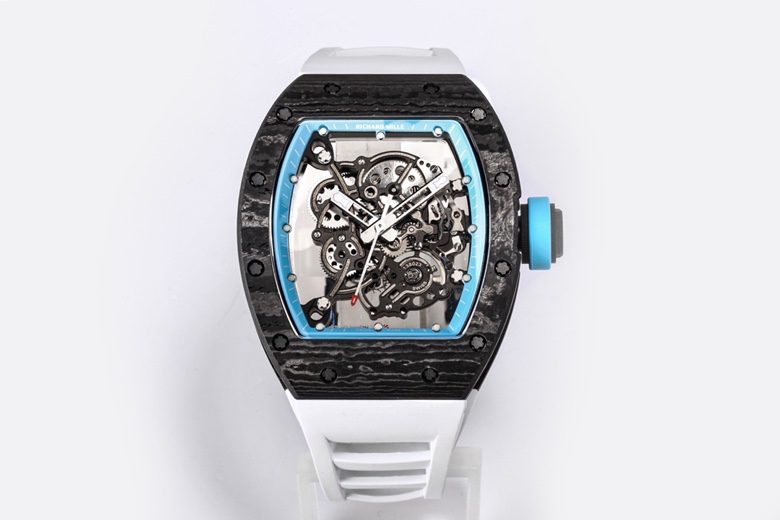 ĐỒNG HỒ NAM RICHARD MILLE RM055 REPLICA 1:1 NHÀ MÁY BBR DÂY ĐEO TRẮNG 45MM ĐỒNG HỒ NAM RICHARD MILLE RM055 REPLICA 1:1 NHÀ MÁY BBR DÂY ĐEO TRẮNG 45MM