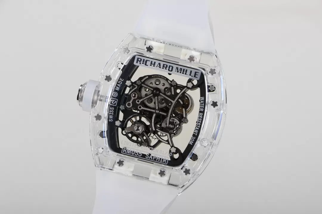 ĐỒNG HỒ NAM RICHARD MILLE RM055 REPLICA 11 NHÀ MÁY RM VỎ TRONG SUỐT 45MM ĐỒNG HỒ NAM RICHARD MILLE RM055 REPLICA 11 NHÀ MÁY RM VỎ TRONG SUỐT 45MM