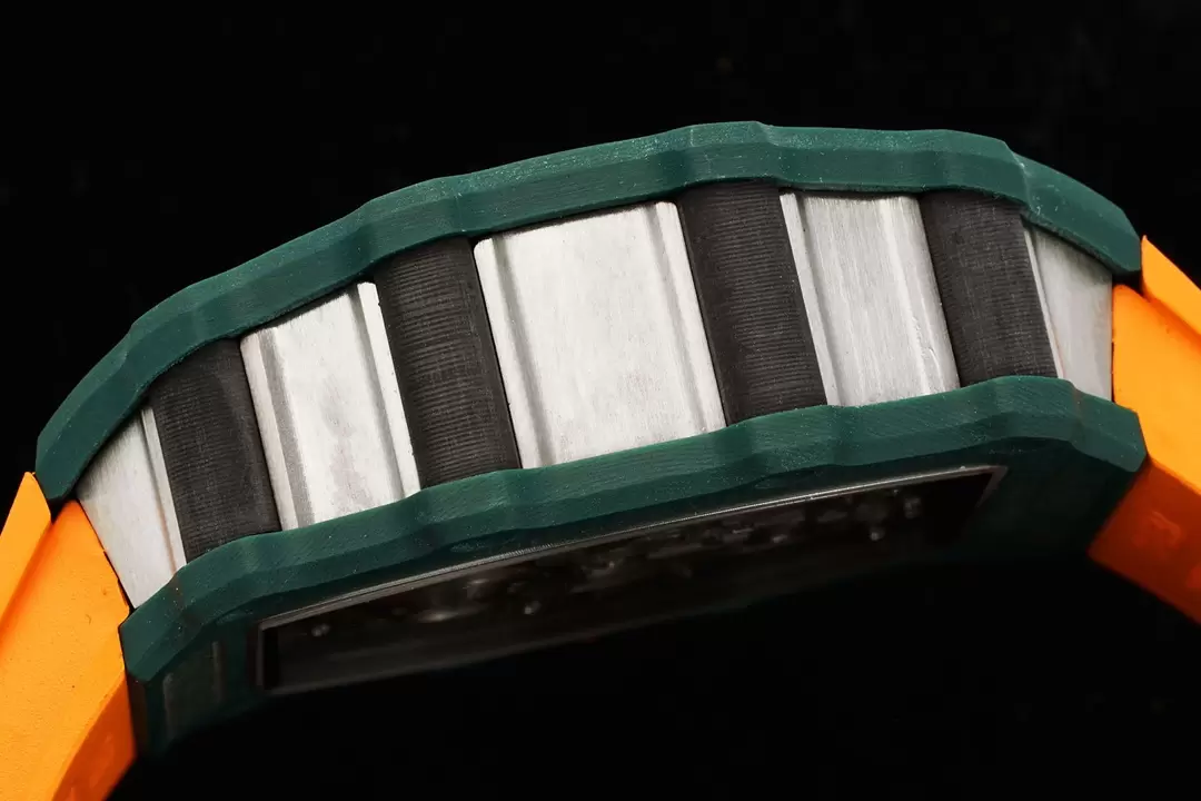 V ĐỒNG HỒ NAM RICHARD MILLE RM21-02 REPLICA 1:1 DÂY CAO SU CAM 45MM