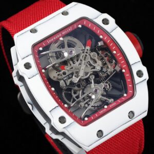 ĐỒNG HỒ NAM RICHARD MILLE RM27-02 REPLICA 11 DÂY VẢI CANVAS ĐỎ 42MM 1 ĐỒNG HỒ NAM RICHARD MILLE RM27-02 REPLICA 11 DÂY VẢI CANVAS ĐỎ 42MM