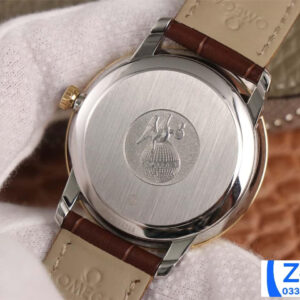 ĐỒNG HỒ NAM OMEGA DE VILLE FAKE CAO CẤP NHÀ MÁY AZ FACTORY DÂY DA NÂU 40MM 4 ĐỒNG HỒ NAM OMEGA DE VILLE FAKE CAO CẤP NHÀ MÁY AZ FACTORY DÂY DA NÂU 40MM