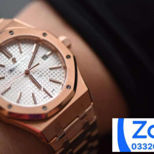 AUDEMARS PIGUET REPLICA WATCHES ROYAL OAK 15400 JF FACTORY ROSE GOLD 41MM 6 ĐỒNG HỒ NAM AUDEMARS PIGUET ROYAL OAK 15400 FAKE NHÀ MÁY JF VÀNG HỒNG 41MM