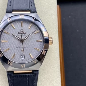 ĐỒNG HỒ NAM OMEGA CONSTELLATION REPLCIA 11 NHÀ MÁY SBF BEZEL ĐEN 41MM