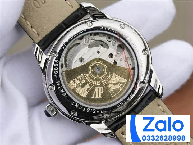 ĐỒNG HỒ NỮ AUDEMARS PIGUET 77303BC FAKE CAO CẤP MÀU ĐEN DÂY DA 39.5MM ĐỒNG HỒ NỮ AUDEMARS PIGUET 77303BC FAKE CAO CẤP MÀU ĐEN DÂY DA 39.5MM
