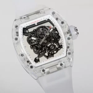 ĐỒNG HỒ NAM RICHARD MILLE RM055 REPLICA NHÀ MÁY RM DÂY CAO SU TRẮNG 42MM 1 ĐỒNG HỒ NAM RICHARD MILLE RM055 REPLICA NHÀ MÁY RM DÂY CAO SU TRẮNG 42MM