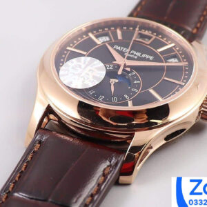 ĐỒNG HỒ PATEK PHILIPPE 5205R REPLICA 1:1 ROSE GOLD MẶT ĐEN GR FACTORY 40MM 3 ĐỒNG HỒ PATEK PHILIPPE 5205R REPLICA 11 ROSE GOLD MẶT ĐEN GR FACTORY 40MM (8)