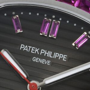 PATEK PHILIPPE 5723 NAUTILUS REPLICA WATCHES BLACK DIAL RUBY GR FACTORY 40MM 4 ĐỒNG HỒ PATEK PHILIPPE 5711 NAUTILUS REPLICA 11 BLACK DIAL GR FACTORY 40MM (6)