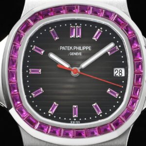PATEK PHILIPPE 5723 NAUTILUS REPLICA WATCHES BLACK DIAL RUBY GR FACTORY 40MM 1 ĐỒNG HỒ PATEK PHILIPPE 5711 NAUTILUS REPLICA 11 BLACK DIAL GR FACTORY 40MM (8)