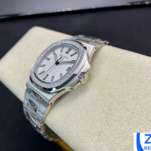 PATEK PHILIPPE 5723 NAUTILUS COPIES WATCHES WHITE DIAL PPF FACTORY 40MM 7 ĐỒNG HỒ PATEK PHILIPPE 5711 NAUTILUS REPLICA 11 ĐÍNH ĐÁ PPF FACTORY 40MM (8)