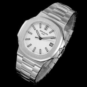 PATEK PHILIPPE 5711 NAUTILUS COPIES WATCHES WHITE DIAL 3K FACTORY 40MM 1 ĐỒNG HỒ PATEK PHILIPPE 5711 NAUTILUS REPLICA 11 WHITE DIAL 3K FACTORY 40MM (2)