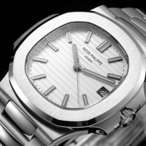 PATEK PHILIPPE 5711 NAUTILUS COPIES WATCHES WHITE DIAL 3K FACTORY 40MM 3 ĐỒNG HỒ PATEK PHILIPPE 5711 NAUTILUS REPLICA 11 WHITE DIAL 3K FACTORY 40MM (4)