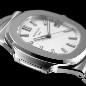 PATEK PHILIPPE 5711 NAUTILUS COPIES WATCHES WHITE DIAL 3K FACTORY 40MM 4 ĐỒNG HỒ PATEK PHILIPPE 5711 NAUTILUS REPLICA 11 WHITE DIAL 3K FACTORY 40MM (5)