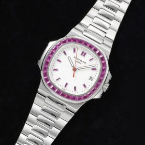 PATEK PHILIPPE 5723 NAUTILUS COPIES WATCHES WHITE DIAL RUBY GR FACTORY 40MM 1 ĐỒNG HỒ PATEK PHILIPPE 5711 NAUTILUS REPLICA 11 WHITE DIAL GR FACTORY 40MM (8)