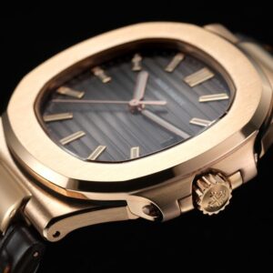 ĐỒNG HỒ PATEK PHILIPPE 5711 NAUTILUS REPLICA 1:1 ROSE GOLD DÂY DA 3K 40MM 4 ĐỒNG HỒ PATEK PHILIPPE 5711G NAUTILUS REPLICA 11 ROSE GOLD DÂY DA 3K 40MM (5)