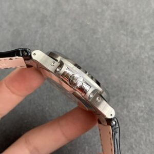 PATEK PHILIPPE 5726 NAUTILUS BEST COPIES WATCHES BLACK LEATHER STRAP GR FACTORY 40.5MM 3 ĐỒNG HỒ PATEK PHILIPPE 5726 NAUTILUS DÂY DA MÀU ĐEN REPLICA 11 GR 40 (4)