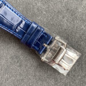PATEK PHILIPPE 5726 NAUTILUS COPIES WATCHES BLUE LEATHER STRAP GR FACTORY 40.5MM 3 ĐỒNG HỒ PATEK PHILIPPE 5726 NAUTILUS DÂY DA MÀU XANH REPLICA 11 GR 40 (6)