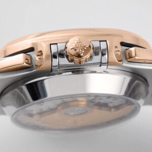 PATEK PHILIPPE 5980 NAUTILUS BLUE DIAL DEMI CASE BEST COPIES WATCHES 3K 40MM 6 ĐỒNG HỒ PATEK PHILIPPE 5980 NAUTILUS BLUE DIAL REPLICA 11 DÂY THÉP 3K 40MM (7)