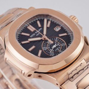 ĐỒNG HỒ PATEK PHILIPPE 5980 NAUTILUS REPLICA 1:1 ROSE GOLD 3K FACTORY 40MM 1 ĐỒNG HỒ PATEK PHILIPPE 5980 NAUTILUS REPLICA 11 ROSE GOLD 3K FACTORY 40MM (2)