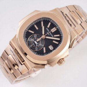 ĐỒNG HỒ PATEK PHILIPPE 5980 NAUTILUS REPLICA 1:1 ROSE GOLD 3K FACTORY 40MM 4 ĐỒNG HỒ PATEK PHILIPPE 5980 NAUTILUS REPLICA 11 ROSE GOLD 3K FACTORY 40MM (5)