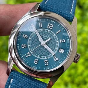 ĐỒNG HỒ PATEK PHILIPPE 6007A REPLICA 1:1 XANH BLUE 3K FACTORY CAO CẤP 40MM 4 ĐỒNG HỒ PATEK PHILIPPE 6007A REPLICA 11 XANH BLUE 3K FACTORY CAO CẤP 40MM (5)