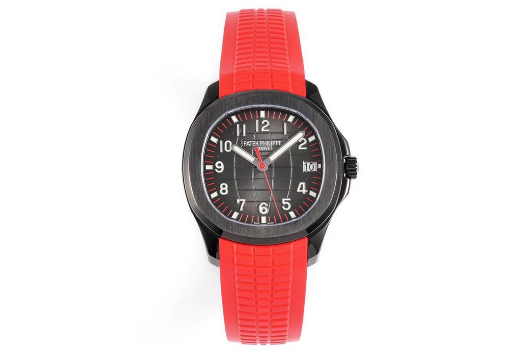 ĐỒNG HỒ PATEK PHILIPPE AQUANAUT 5167A REPLICA 11 BLACK VENOM DÂY ĐỎ ZF 40MM (1) ĐỒNG HỒ PATEK PHILIPPE AQUANAUT 5167A REPLICA 11 BLACK VENOM DÂY ĐỎ ZF 40MM (1)